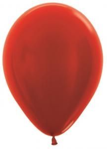 Латексный шар - Металлик красный - 30 см