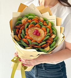 Букет из сухофруктов "Палермо"  с курагой,инжиром, киви и ананасом