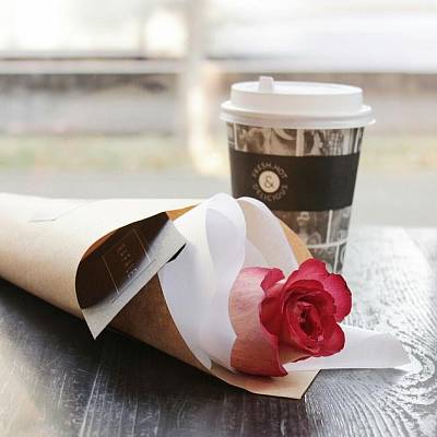 С добрым утром! Круглосуточная доставка кофе с цветами 2