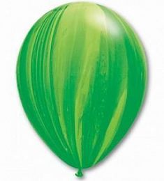 Латексный шар - Агат - зеленый - 20 см