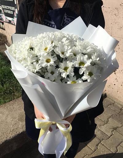 Букет "Солнечный" из ромашек 2