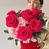 Букеты роз по упаковке