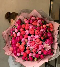 Premium букет из 101 пиона