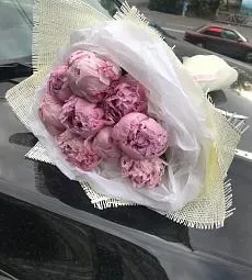 Букет из 9 голландских пионов
